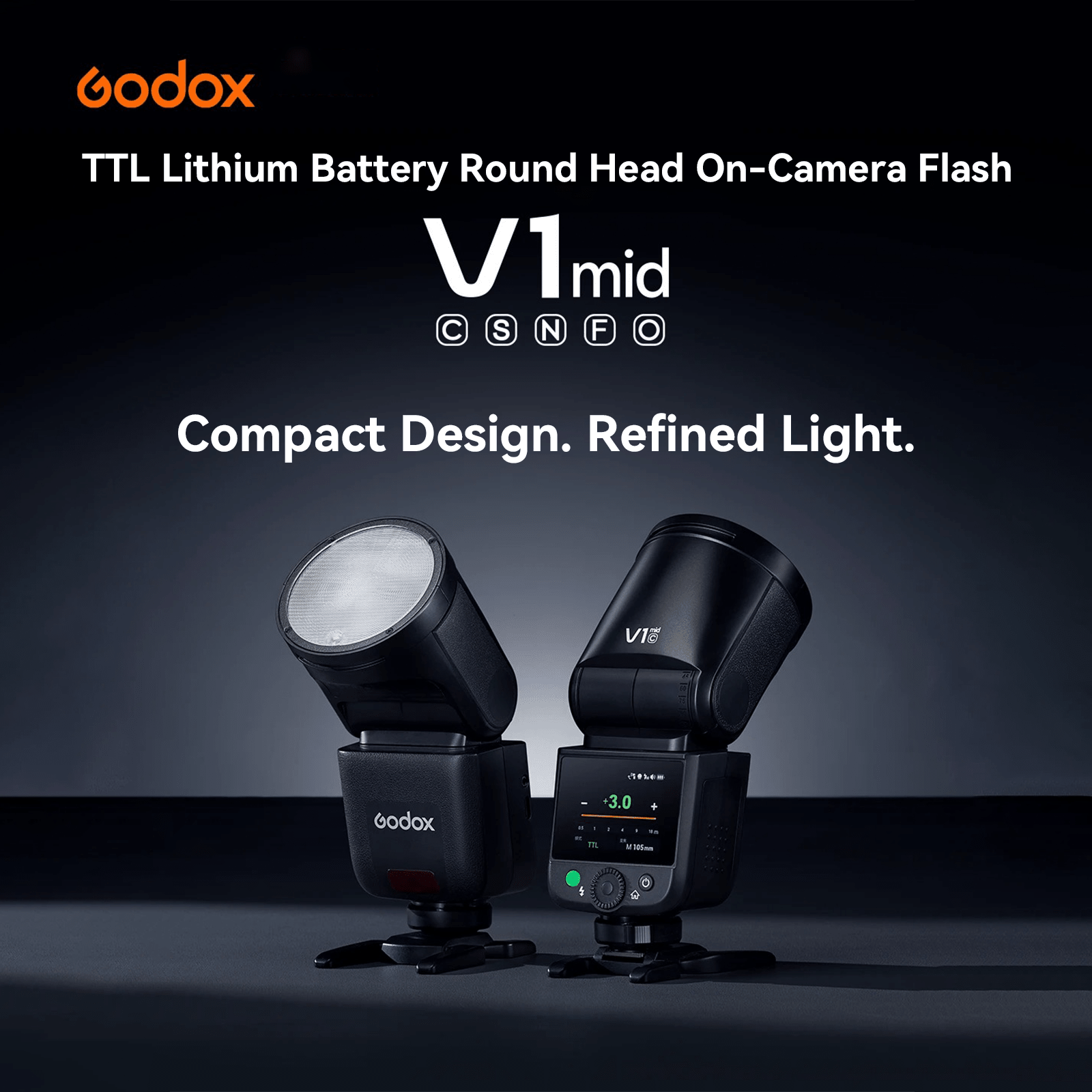 Godox V1 Mid Launched | Lighter, Faster, and More Even Round Head Flash - Letwell