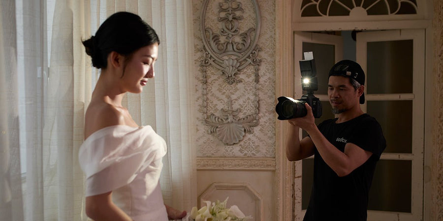 On-camera flash