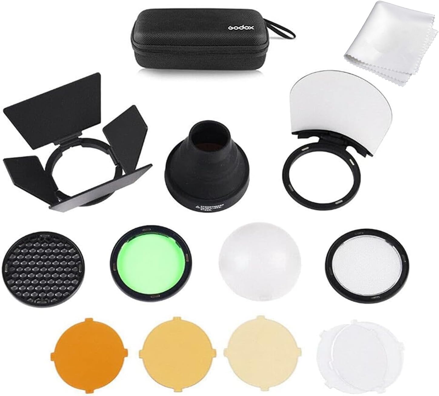 Godox AK-R1 アクセサリーキット H200R ラウンドフラッシュヘッド対応、AD200、AD200Pro、AD200Pro II、V1Pro C、V1Pro N、V1Pro S、V1C、V1S、V1N、V860III、TT685、TT600、V1000 用