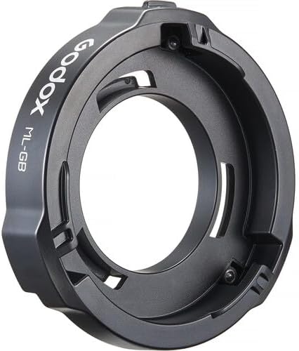 Godox ML-GB Bowensアダプター（Godox AD300Pro AD400Proフラッシュ用、Godox ML100R ML100Bi ML60IIBi ML30 ML30Bi ML60 ML60Bi LEDビデオライト用） 