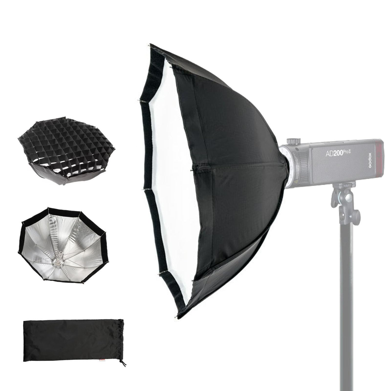 Godox Ad-s7 多機能 45cm アンブレラ ソフトボックス WITSTRO フラッシュ AD200 AD360II AD180 AD360 用