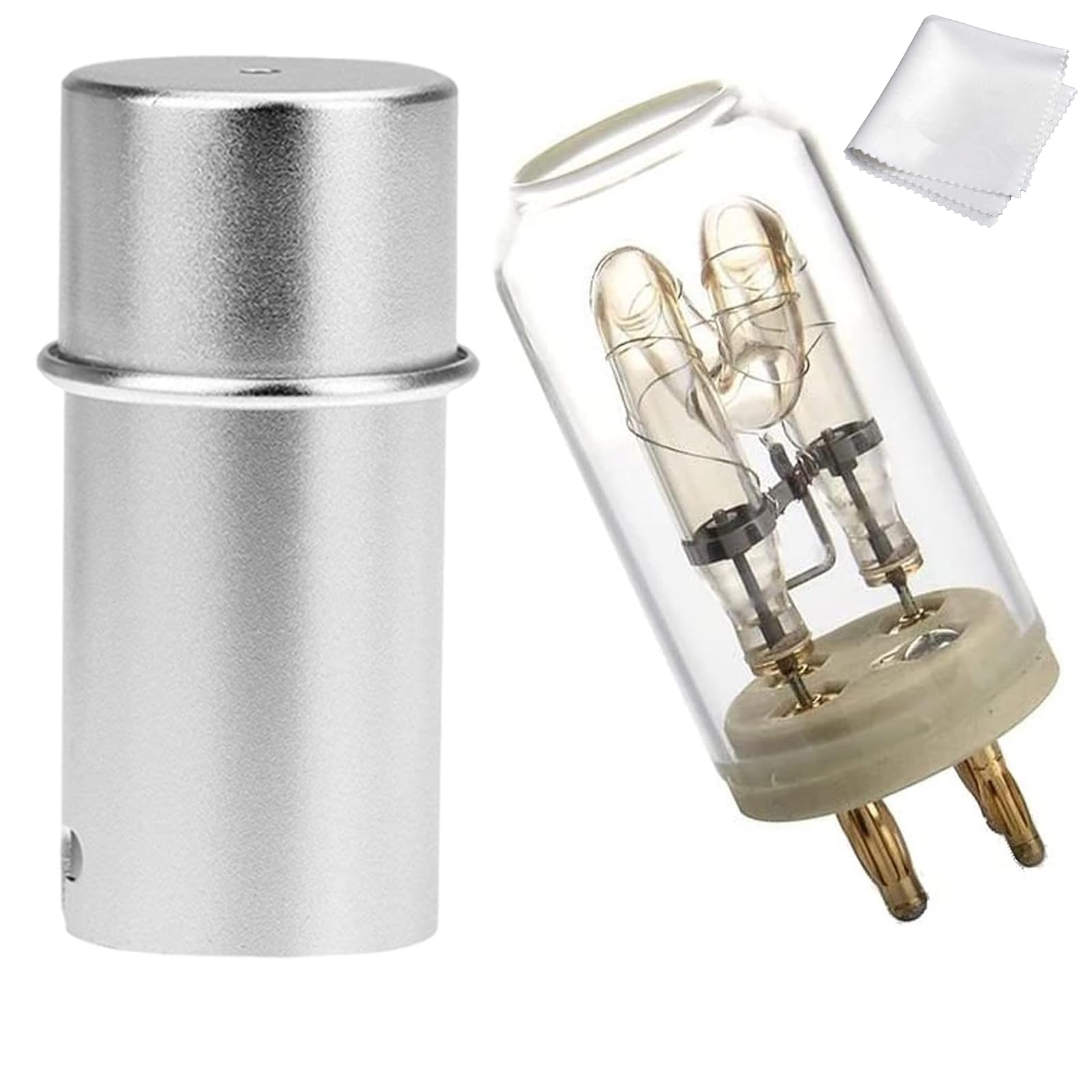 GODOX 200W Flash Tube Bare Bulb, for Godox H200JII Flash Head on Godox AD200 Pro II AD200Pro II, Godox AD - S15 Flash Lamp Tube Bulb Protector Cover for AD200Pro AD200Pro II AD200 Pro II - Letwell