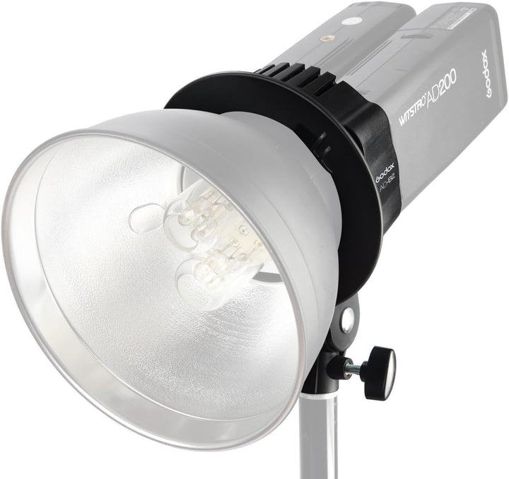 Godox AD - B2 Dual Power Twin Head Bowens Mount to Install 2 Godox AD200Pro II or AD200 Pro Pocket Flash or Flashpoint eVOLV 200 TTL Modular Strobe Light Together to Achieve 400W Power Output - Letwell