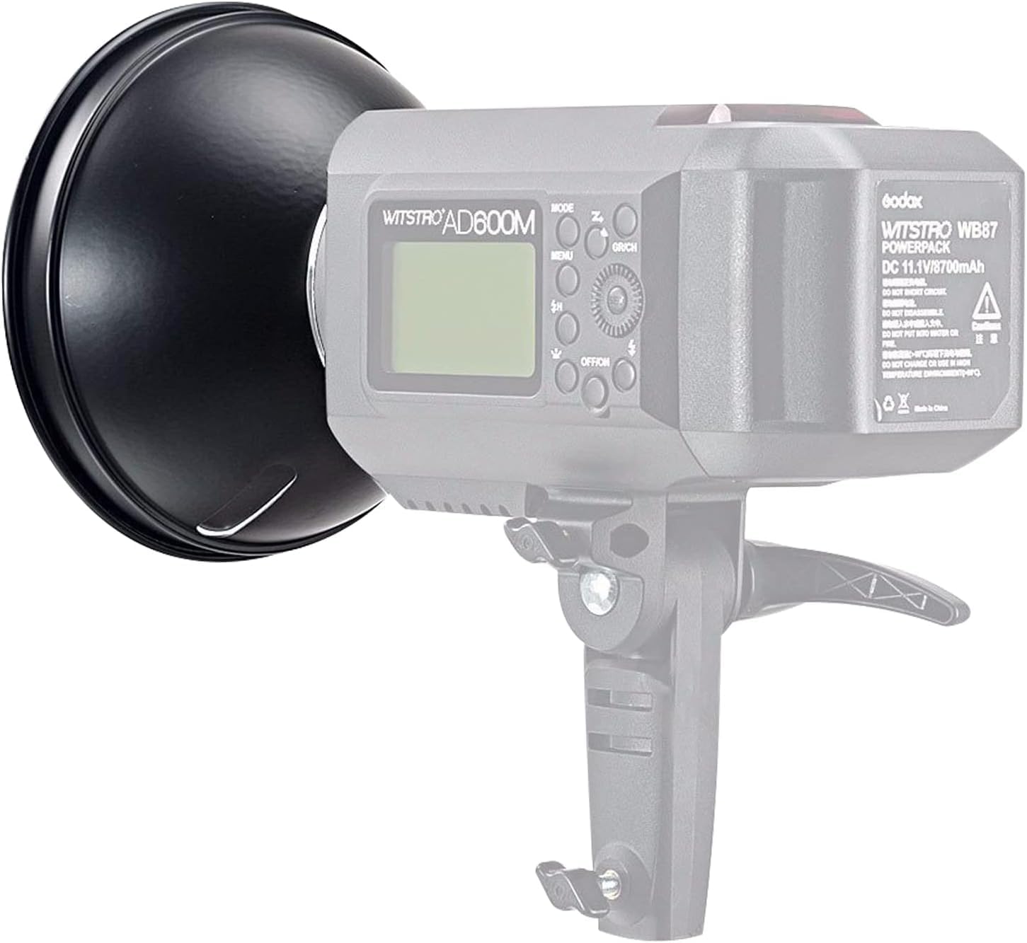 Godox AD - R6 169mm Approx 7" Standard Bowens Mount Reflector for Godox AD600B AD600BM AD600Pro AD600Pro II MS200 MS300 Aputure Amaran 100D 100X 200D 200X - Letwell