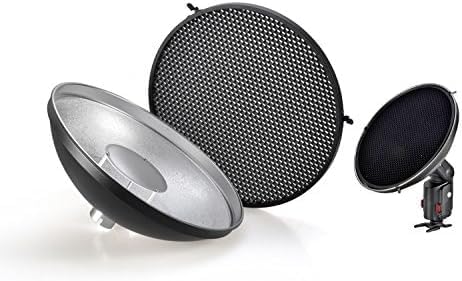 Godox AD - S3 Beauty Dish Reflector with Honeycomb Cover for AD200Pro II AD200Pro AD200 Pocket Flash AD180 AD360 AD360II Flash Speedlite - Letwell