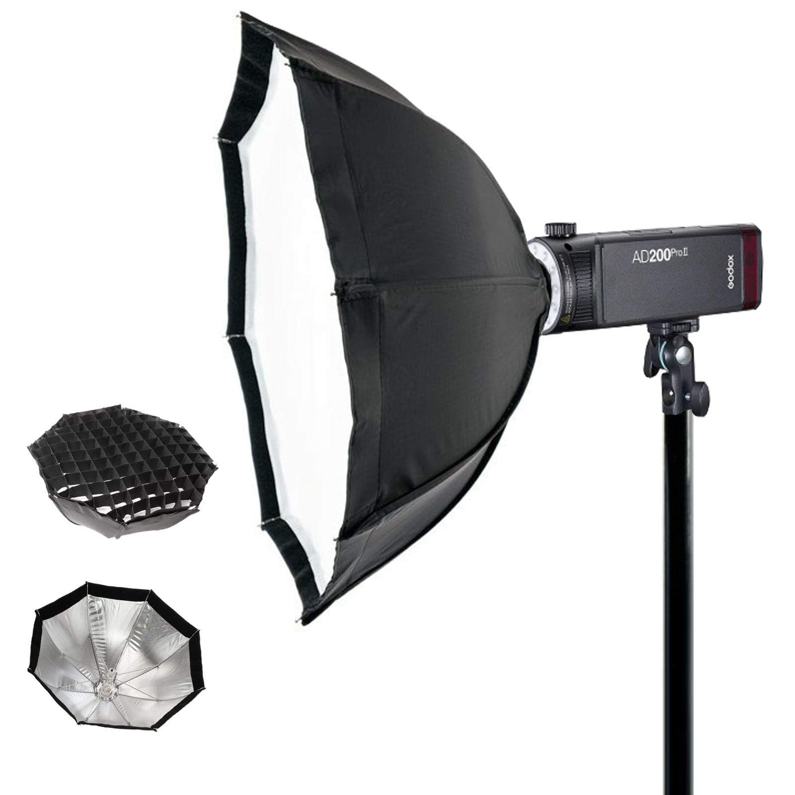 Godox Ad - s7 Multi - Functional 45cm Umbrella Softbox Soft Box for WITSTRO Flash AD200 AD360II AD180 AD360 - Letwell