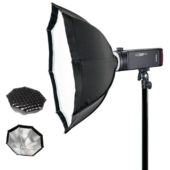 Godox Ad - s7 Multi - Functional 45cm Umbrella Softbox Soft Box for WITSTRO Flash AD200 AD360II AD180 AD360 - Letwell