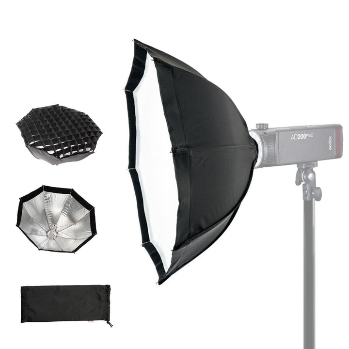 Godox Ad - s7 Multi - Functional 45cm Umbrella Softbox Soft Box for WITSTRO Flash AD200 AD360II AD180 AD360 - Letwell