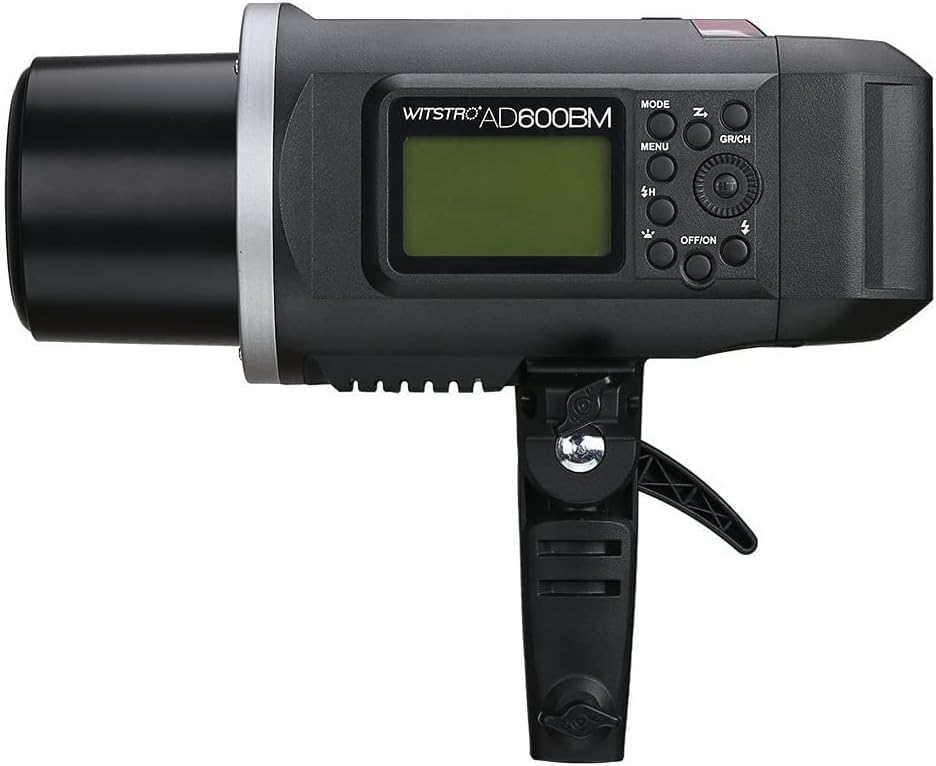 Godox AD600BM Bowens Mount 600Ws GN87 HSS Outdoor Flash Strobe Light with 2.4G Wireless X System, 8700mAh Battery to Provide 500 Full Power Flashes Recycle in 0.01 - 2.5 Second, W/Cleaning Cloth - Letwell