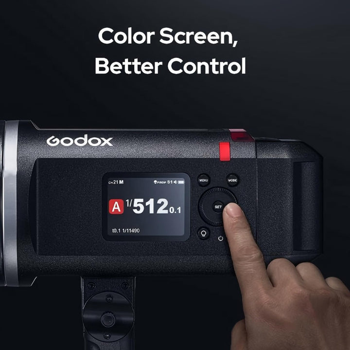 Godox AD600BM II AD600 BM II AD600BMII Flash, 0.01 - 1.9s Recycle/One - Tap Sync with X3/GN87 40W Modelling Led/16 Color Group Indicators/Flash Duration 1/220 - 1/11760s/Power Range from 1/1 to 1/512 - Letwell