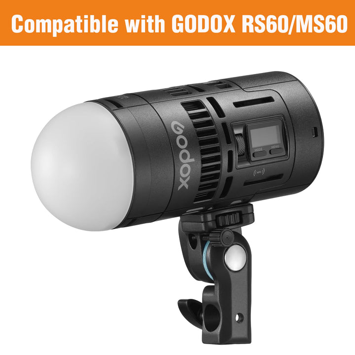 Godox AK - R11 Dome Diffuser, Compatible for godox H200R Round Flash Head, for V1Pro V100 V1 AD200 Pro, AD200 AD200Pro II AD200ProII Camera Flash - Letwell