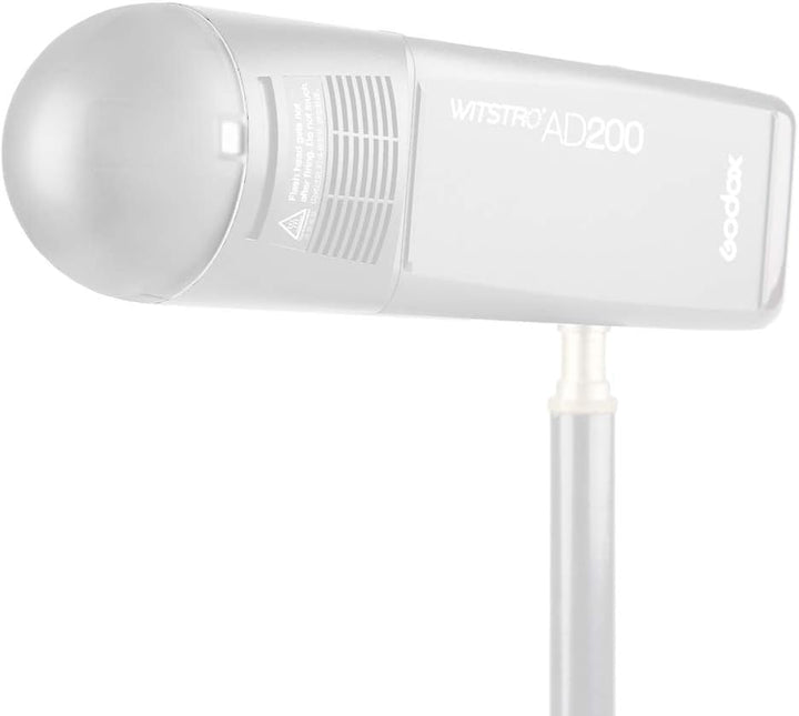 Godox AK - R11 Dome Diffuser, Compatible for godox H200R Round Flash Head, for V1Pro V100 V1 AD200 Pro, AD200 AD200Pro II AD200ProII Camera Flash - Letwell