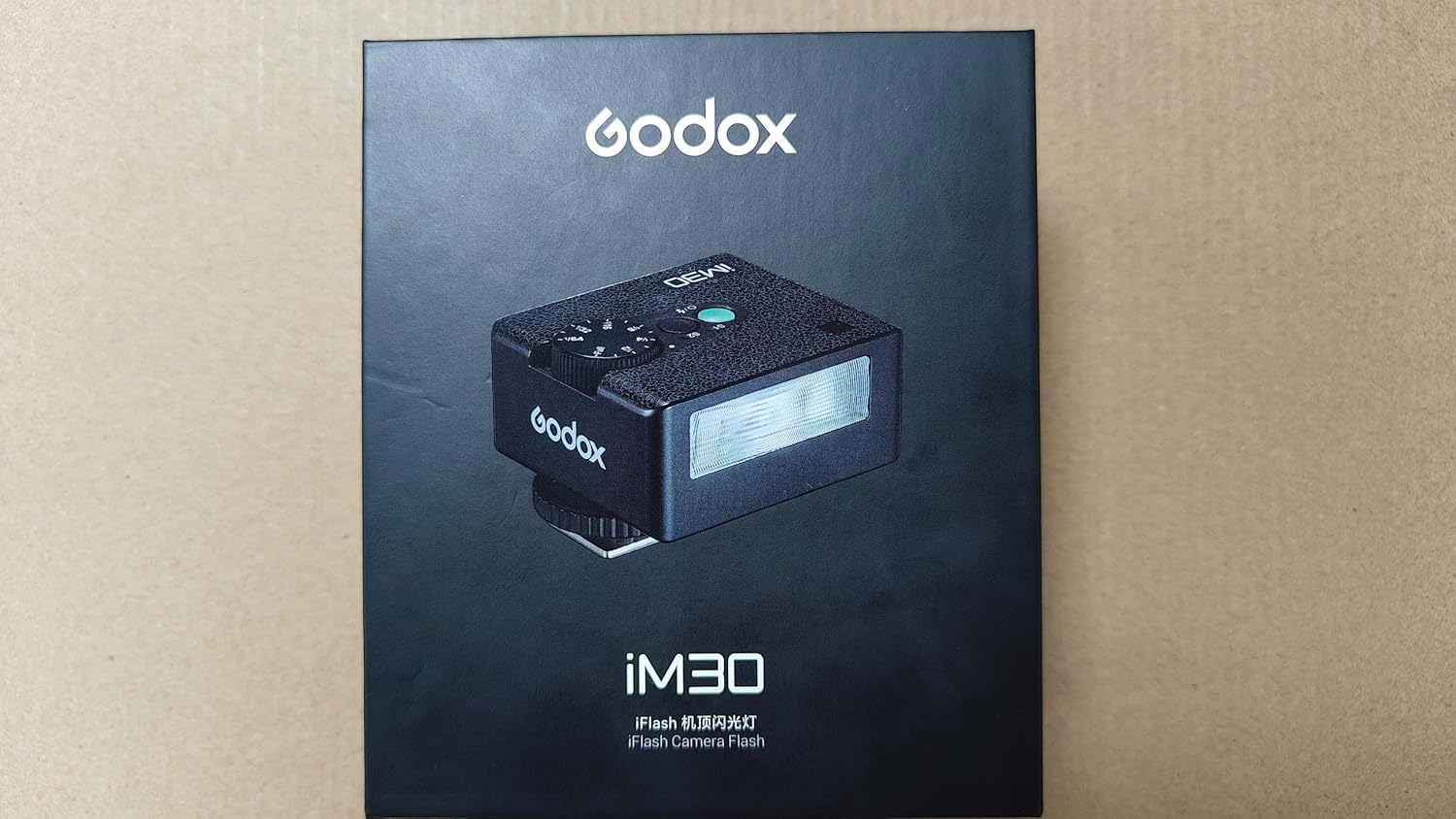 Godox Flash Godox iM30 Mini Flash - Camera Flash GN 15, 7 Power Levels, IM 30 Mini Manual Flash for Canon/Sony zv1/Sony zve10 /Ricoh gr3/Fuji f1 - 230 Full - Power Flashes/6500K±200K/3.6S Recycle - Letwell