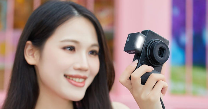 Godox iM20 with Diffuser Godox Flash USB - C Charging, Camera Flash GN 12, with 5 Levels Flash Power, 440 Full - Power Flashes Mini Flash for Sony zv1/Sony zve10 /Ricoh gr3/Fuji f1【not for ZV - 1F】 - Letwell