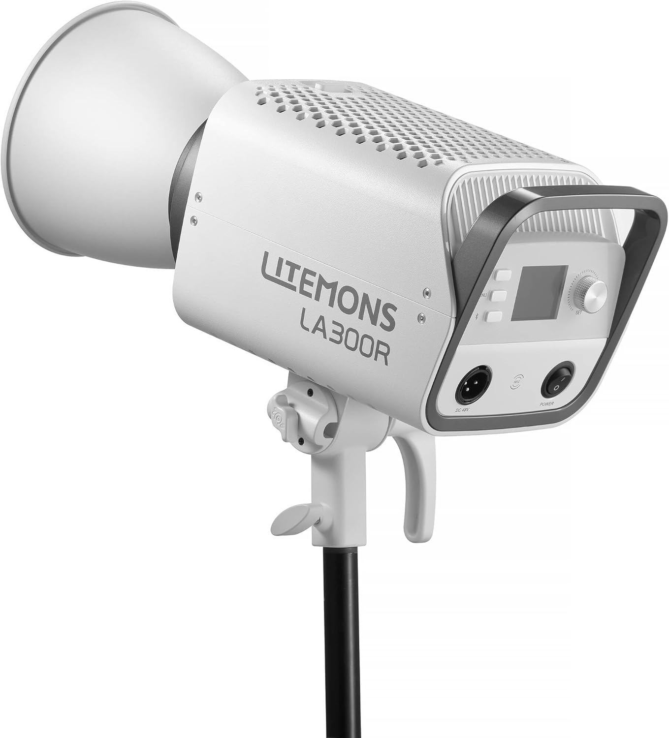 Godox Litemons LA300R K1 RGB COB LED Video Light,1800 - 10,000K CCT CRI 95+ TLCI 94+, 14 Lighting Effects, Bowens Mount,with G/M Adjustment, Onboard & App Control, NFC Connection, for Live Streaming - Letwell