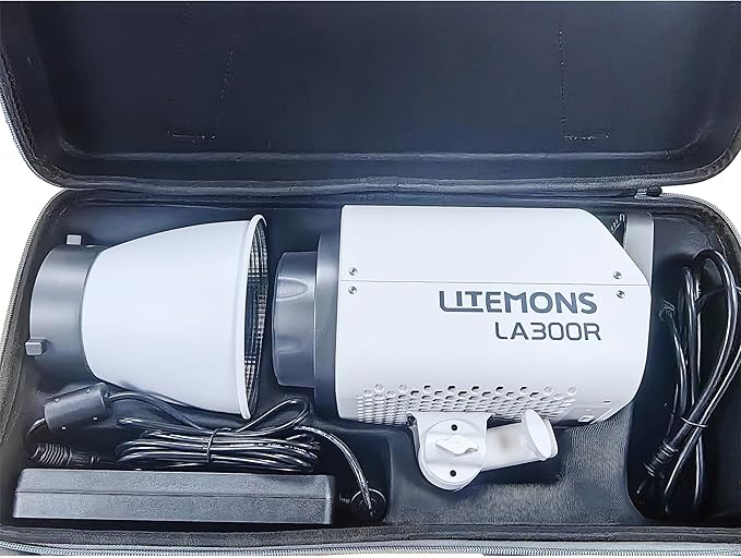 Godox Litemons LA300R K1 RGB COB LED Video Light,1800 - 10,000K CCT CRI 95+ TLCI 94+, 14 Lighting Effects, Bowens Mount,with G/M Adjustment, Onboard & App Control, NFC Connection, for Live Streaming Visit the GODOX Store - Letwell