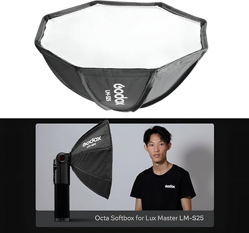 GODOX LM - S25 Octa Softbox for Godox Lux Master Retro Camera Flash - Letwell
