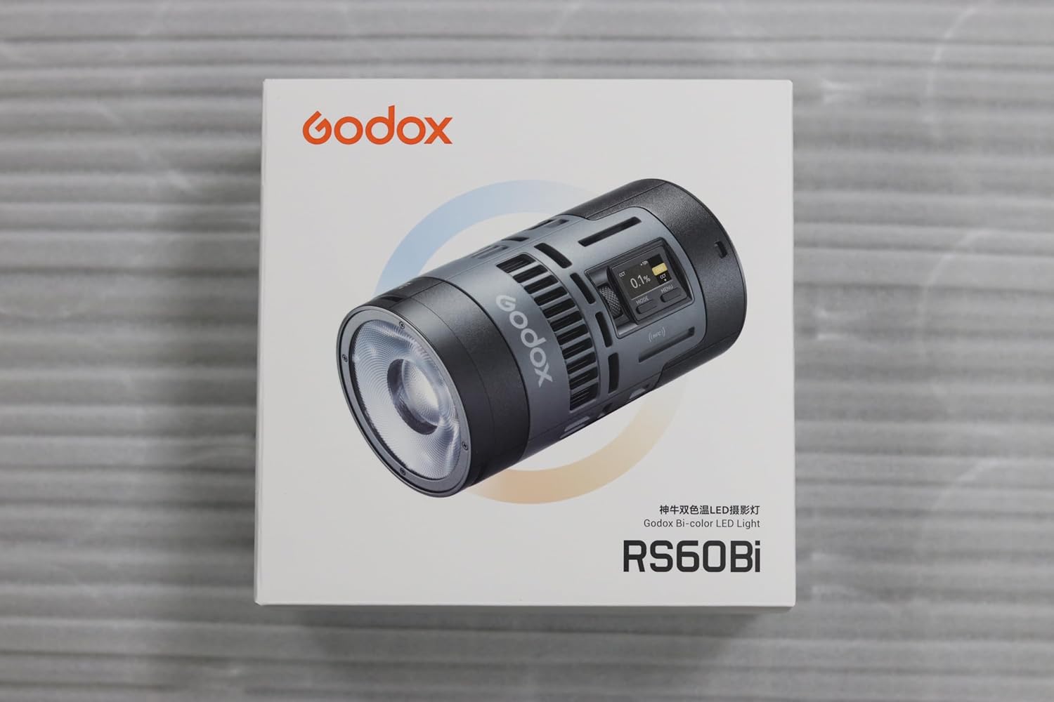 Godox RS60Bi Bi - Color LED Video Light, with CCT 2800 - 6500K, 11 Lighting Effects, HSI & High CRI 97+ TLCI 98+, Supports DMX/APP Control and Multiple Power Solutions - Letwell