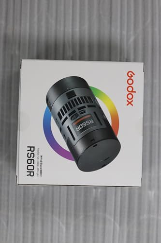 GODOX RS60R RGB Led Video Light, with CCT 1800 - 10000K, 14 Lighting Effects, HSI and RGBW Modes, Supports DMX/APP Control and Multiple Power Solutions - Letwell