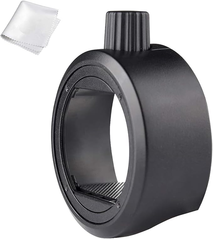 Godox S - R2 Adapter, Round Flash Head Modifier Adapter for Godox V860II, V850II, TT685, AD200ProII and TT600 Series Flashes, Install AK - R1 Round Head Accessories to Achieve Creative Light Effects - Letwell