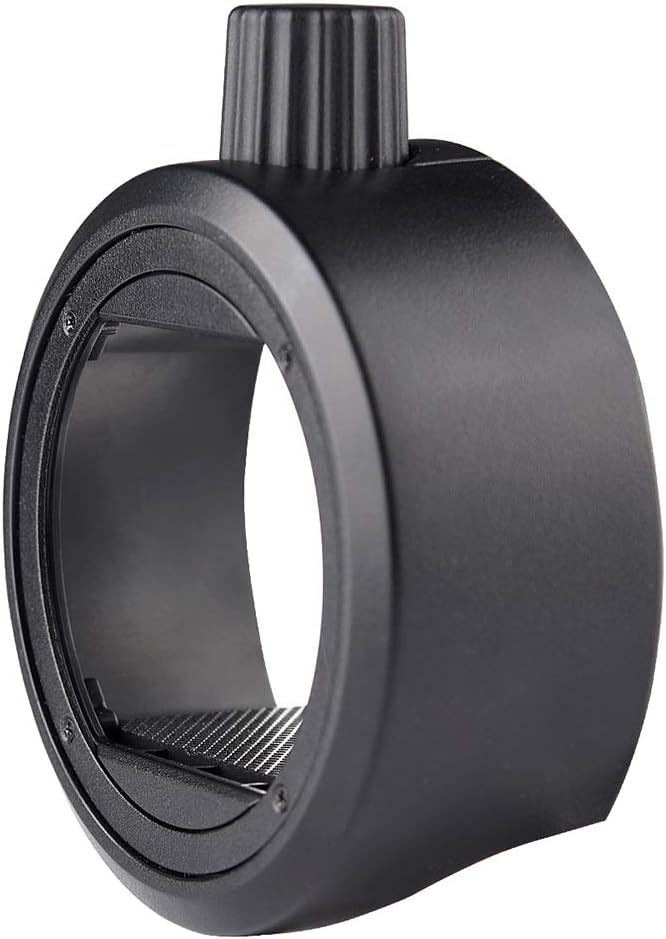 Godox S - R2 Adapter, Round Flash Head Modifier Adapter for Godox V860II, V850II, TT685, AD200ProII and TT600 Series Flashes, Install AK - R1 Round Head Accessories to Achieve Creative Light Effects - Letwell