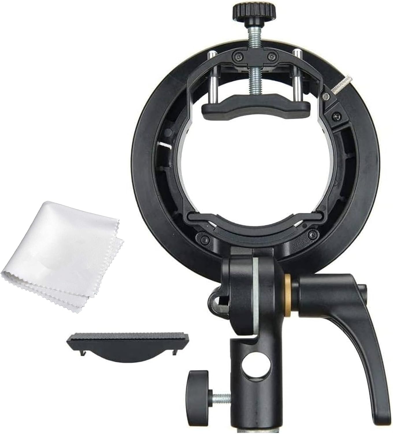 Godox S2 Speedlite S - Type Bracket Bowens Mount, for Godox V100 AD200Pro II V1Pro AD200Pro AD400Pro AD200 V860II TT685 TT600 TT350, Precise Tilt Control, Large Handle, Integrated Umbrella Mount - Letwell