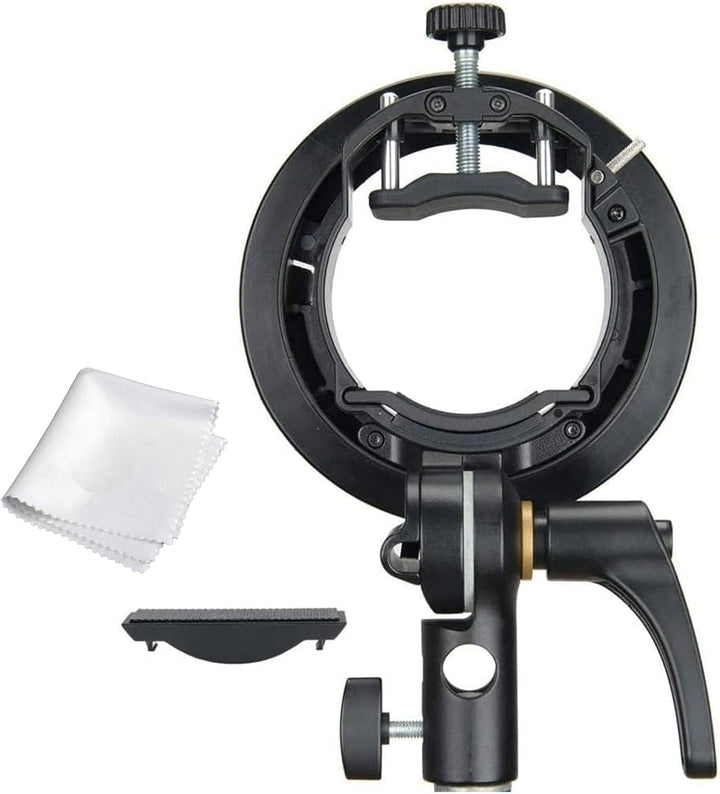 Godox S2 Speedlite S - Type Bracket Bowens Mount, for Godox V100 AD200Pro II V1Pro AD200Pro AD400Pro AD200 V860II TT685 TT600 TT350, Precise Tilt Control, Large Handle, Integrated Umbrella Mount - Letwell