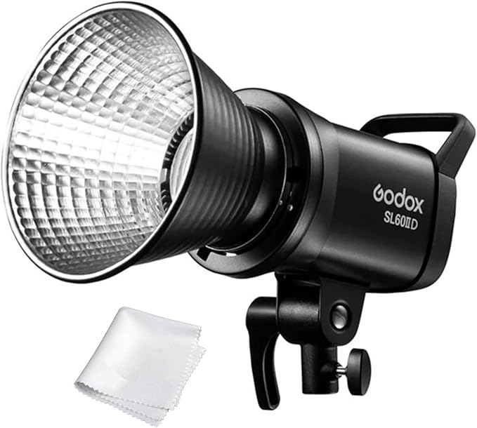 Godox SL60 SL60IID 70W Bowens Mount Led Video Light,8 FX Effects CRI 96 TLCI 97 5600±200K,16 Groups 32 Channels, 2.4GHz Wireless/Bluetooth/Light Body Control,0% - 100% Brightness Adjustment - Letwell