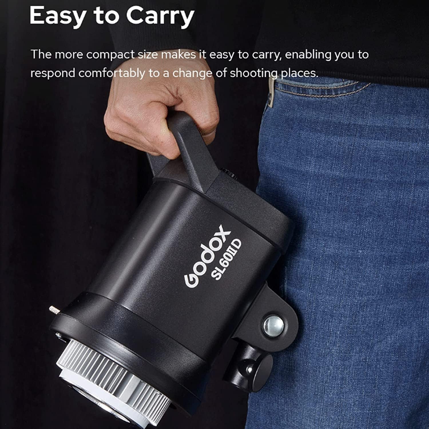 Godox SL60 SL60IID 70W Bowens Mount Led Video Light,8 FX Effects CRI 96 TLCI 97 5600±200K,16 Groups 32 Channels, 2.4GHz Wireless/Bluetooth/Light Body Control,0% - 100% Brightness Adjustment - Letwell