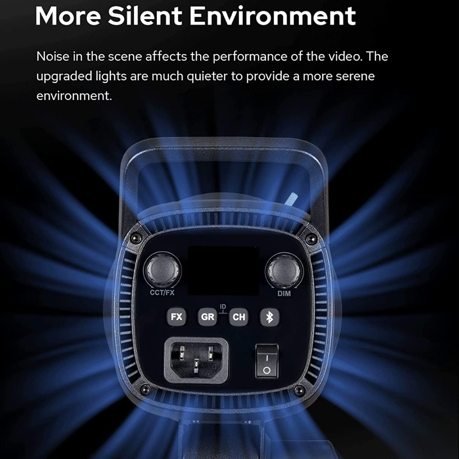 Godox SL60 SL60IID 70W Bowens Mount Led Video Light,8 FX Effects CRI 96 TLCI 97 5600±200K,16 Groups 32 Channels, 2.4GHz Wireless/Bluetooth/Light Body Control,0% - 100% Brightness Adjustment - Letwell