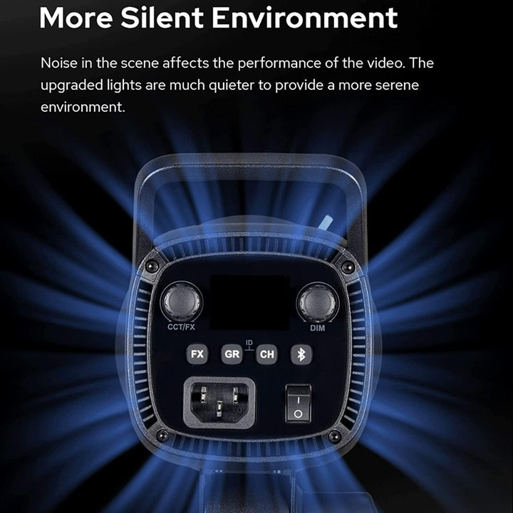 Godox SL60 SL60IID 70W Bowens Mount Led Video Light,8 FX Effects CRI 96 TLCI 97 5600±200K,16 Groups 32 Channels, 2.4GHz Wireless/Bluetooth/Light Body Control,0% - 100% Brightness Adjustment - Letwell