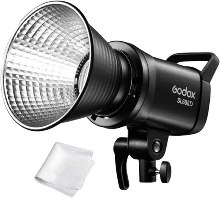 Godox SL60 SL60IID 70W Bowens Mount Led Video Light,8 FX Effects CRI 96 TLCI 97 5600±200K,16 Groups 32 Channels, 2.4GHz Wireless/Bluetooth/Light Body Control,0% - 100% Brightness Adjustment - Letwell