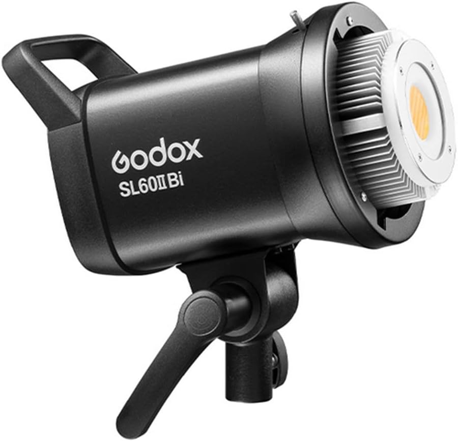 Godox SL60IIBi 75W Bowens Mount Led Video Light,11 FX Effects CRI≥96 TLCI≥97 2800K - 6500K,16 Groups 32 Channels,2.4GHz Wireless/Bluetooth/Light Body Control,0% - 100% Brightness Adjustment - Letwell