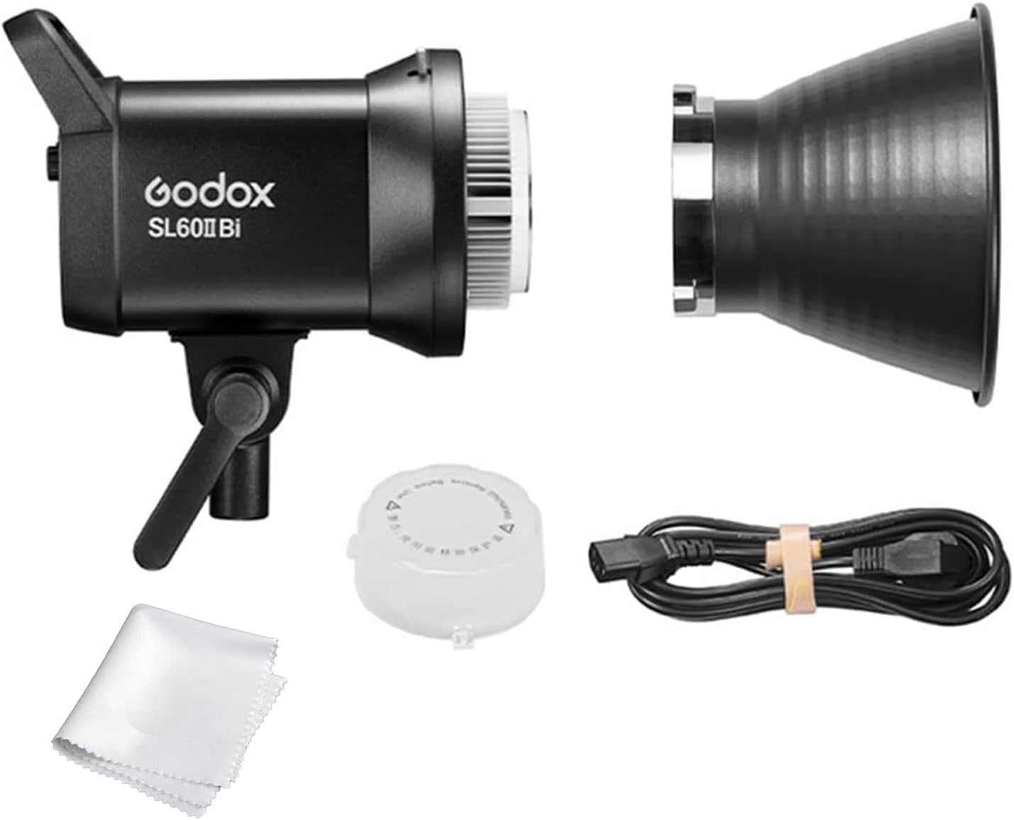 Godox SL60IIBi 75W Bowens Mount Led Video Light,11 FX Effects CRI≥96 TLCI≥97 2800K - 6500K,16 Groups 32 Channels,2.4GHz Wireless/Bluetooth/Light Body Control,0% - 100% Brightness Adjustment - Letwell