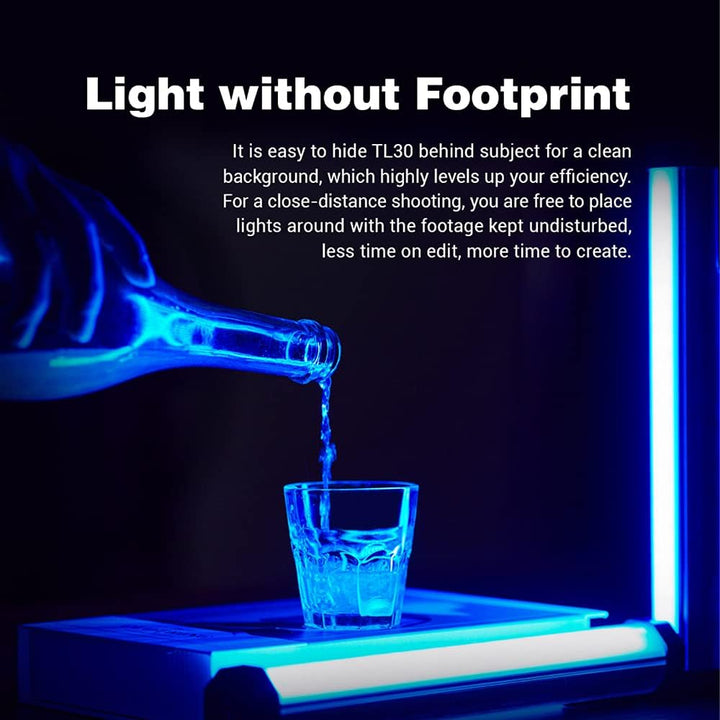 Godox TL30 Full - Color RGB Tube Light, CRI 97 TLCI 99 Accurate Color, RGB CCT HSI Mode, 2700k - 6500K Adjustable, 13 Fx Light Effect, APP Control Support, Brightness Adjustable, Magnet Design - Letwell