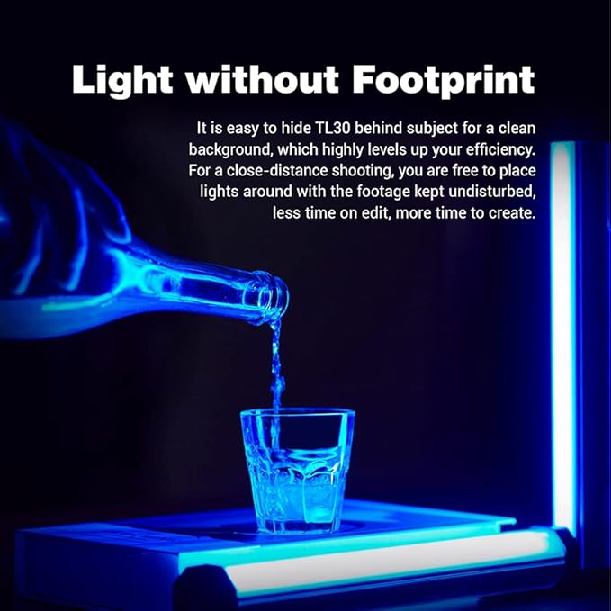 Godox TL30 Full - Color RGB Tube Light, CRI 97 TLCI 99 Accurate Color, RGB CCT HSI Mode, 2700k - 6500K Adjustable, 13 Fx Light Effect, APP Control Support, Brightness Adjustable, Magnet Design - Letwell