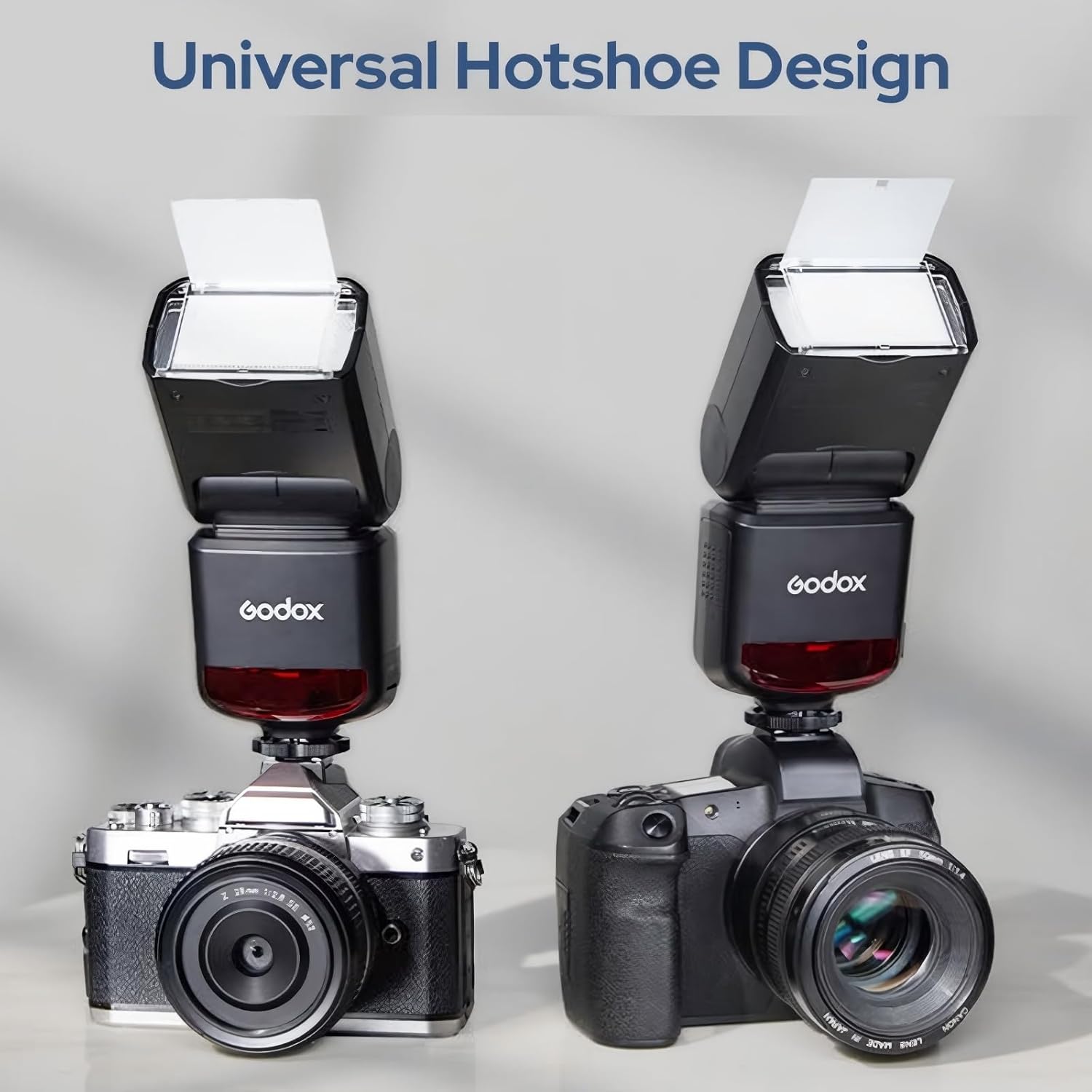 Godox TT520 III TT520III Camera Flash - Godox TT520 II TT520II Upgraded, 433MHz GN33 Manual Flash with RT - 16 Transmitter, 1/128 - 1/1Power(±1/3 - stop), S1/S2 Mode,Compatible w/Center - Pin Hotshoe Cameras - Letwell