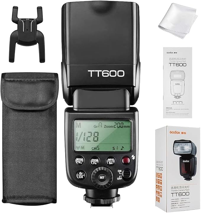 Godox TT600 Speedlite Flash with Built - in 2.4G Wireless Transmission for Canon, Nikon, Pentax, Olympus and Other Digital Cameras with Standard Hotshoe - Letwell