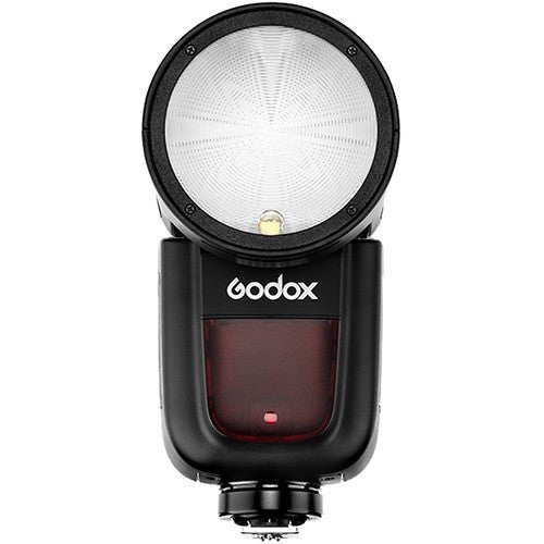Godox V1 Flash Cameras, 1/8000s HSS TTL Speedlite, 480 Full Power Shots, 1.5s Recycle Time, 76Ws 2600mAh Battery, 10 - Level LED Lamp, 2.4G TTL Round Head Flash - Letwell