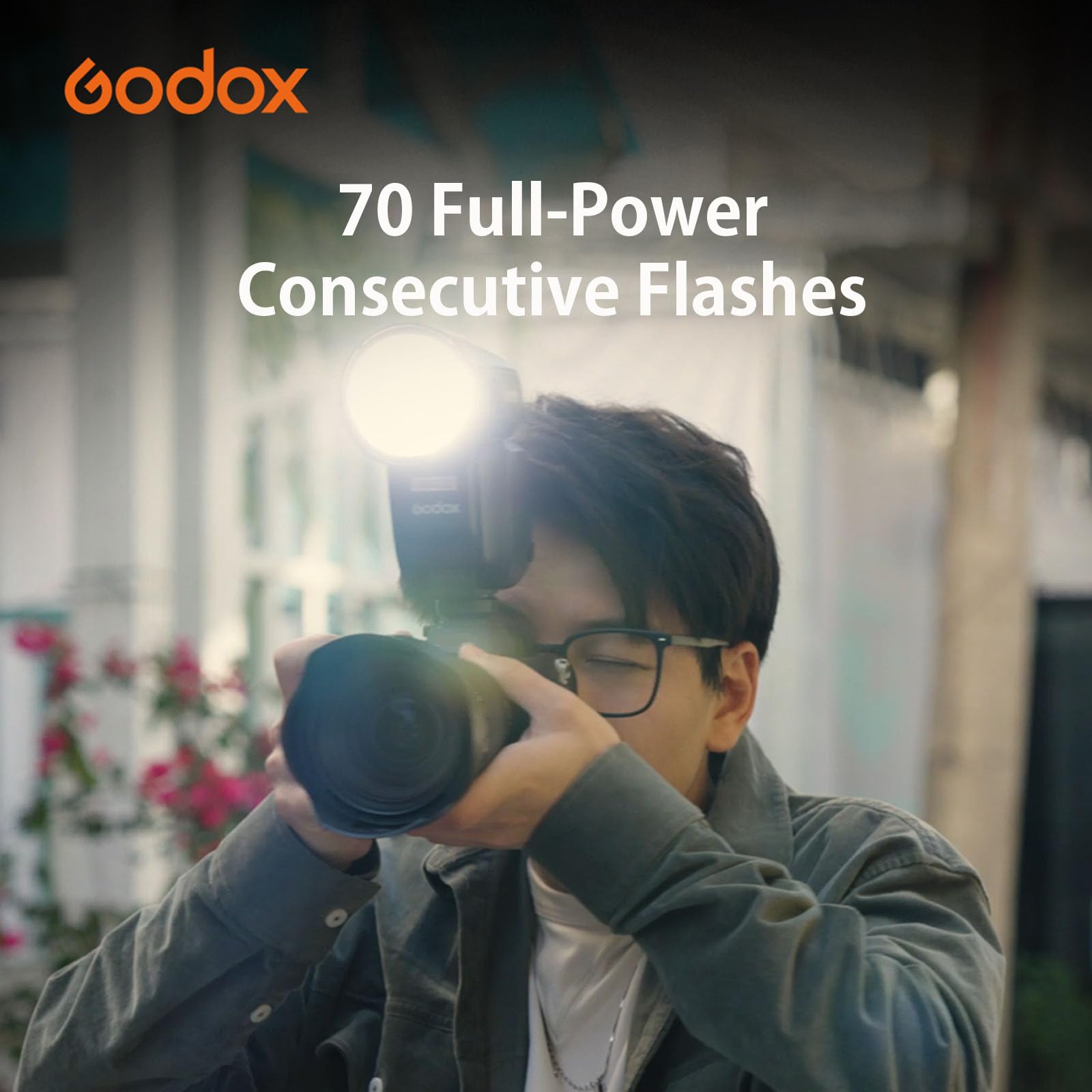 GODOX V100 S GODOX Flash for Sony – Global Shutter,Touchscreen Control,100W TTL Camera Flash GODOXV1 for Sony Upgraded,70 Full Power Consecutive Flashes, Camera Flash for a7iii etc - Letwell