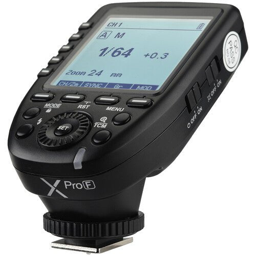 Godox Xpro TTL Wireless Flash Trigger for 1/8000s HSS TTL - Convert - Manual Function Large Screen Slanted Design 5 Dedicated Group Buttons 11 Customizable Functions - Letwell
