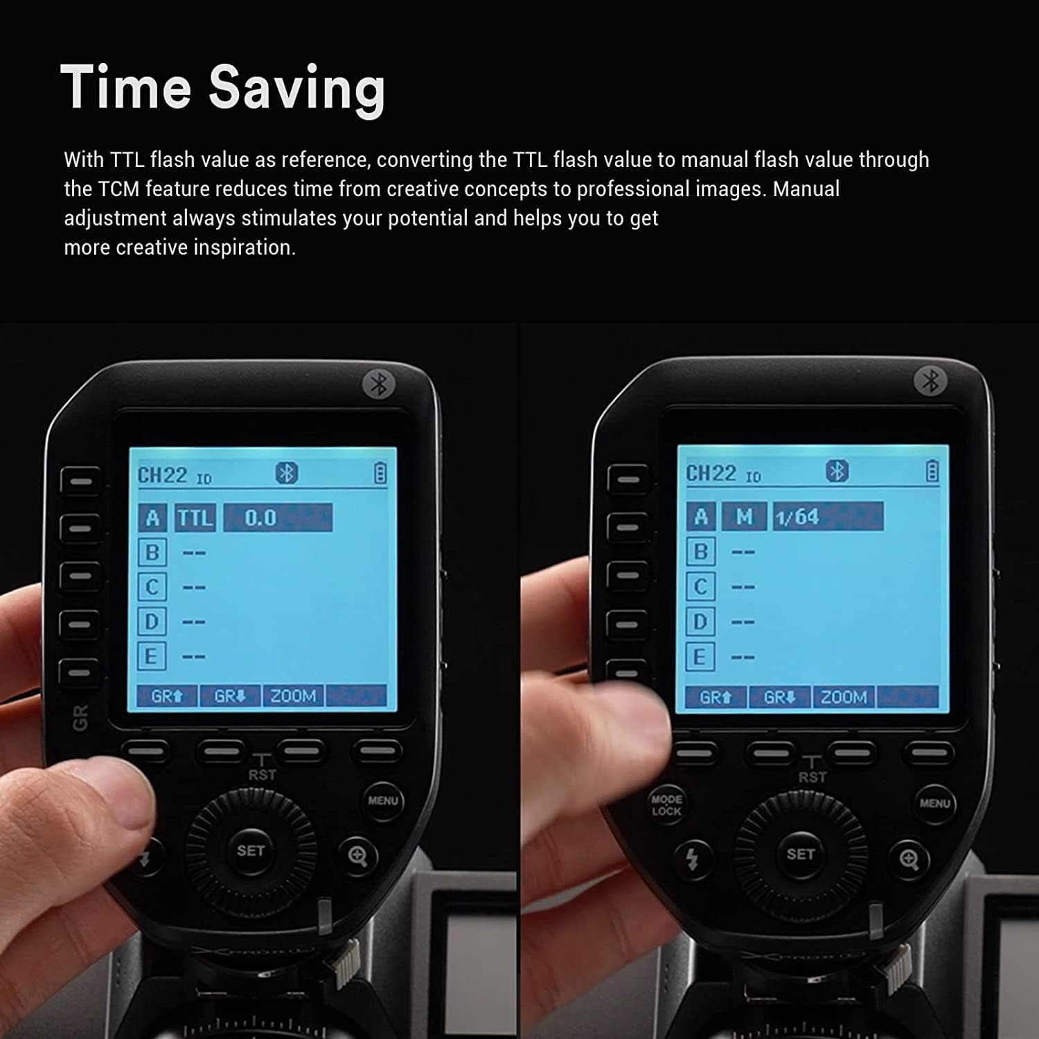 Godox XProII TTL Wireless Flash Trigger Cameras,2.4G 1/8000s HSS,Bluetooth Connection,TCM Instant Conversion,Updated Quick - Release Lock,16 Groups and 32 Channels(XProII) - Letwell