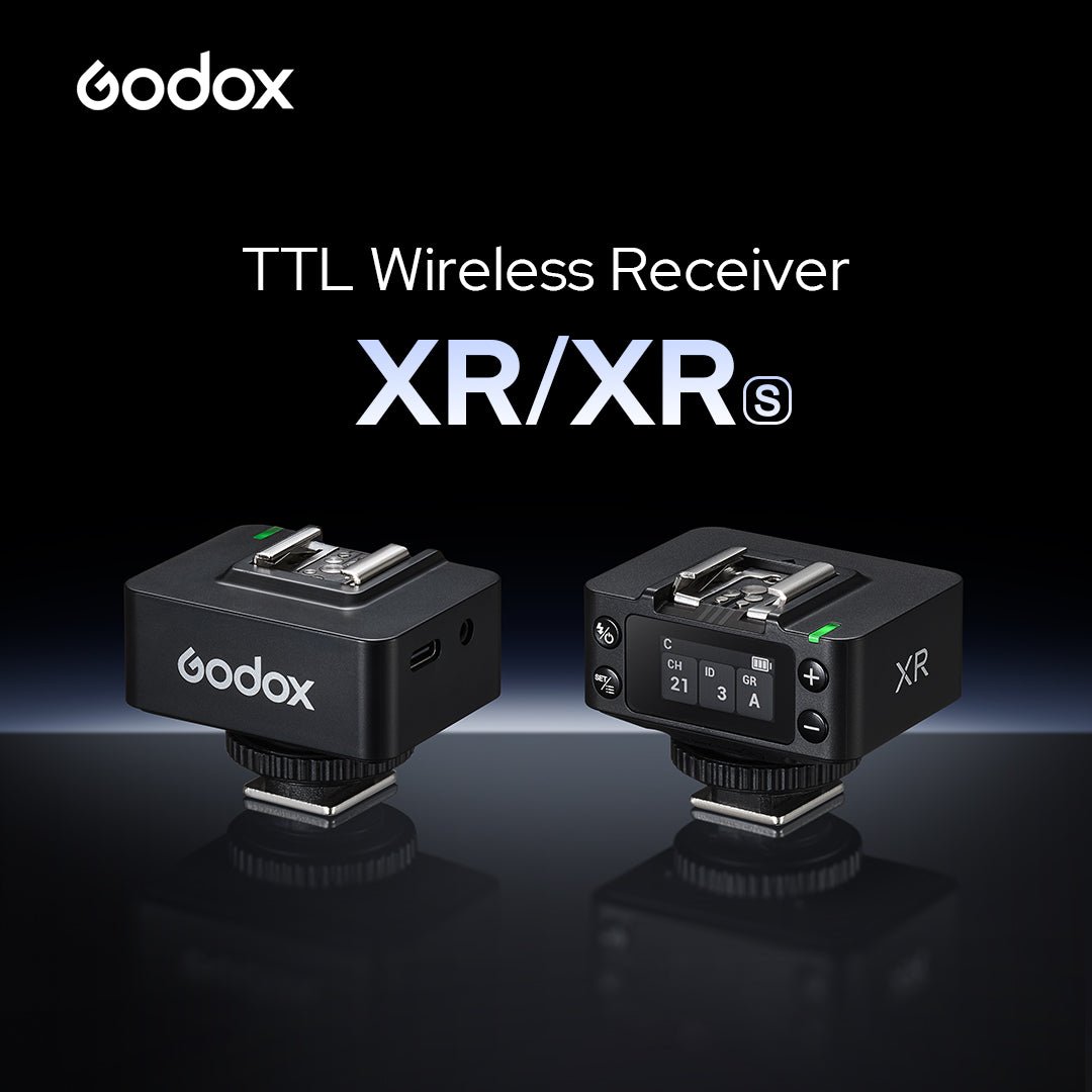 Godox XR/XRS TTL Wireless Flash Receiver | Built - in Lithium Battery | 2.4G X System (Canon/Nikon/Sony) - Letwell