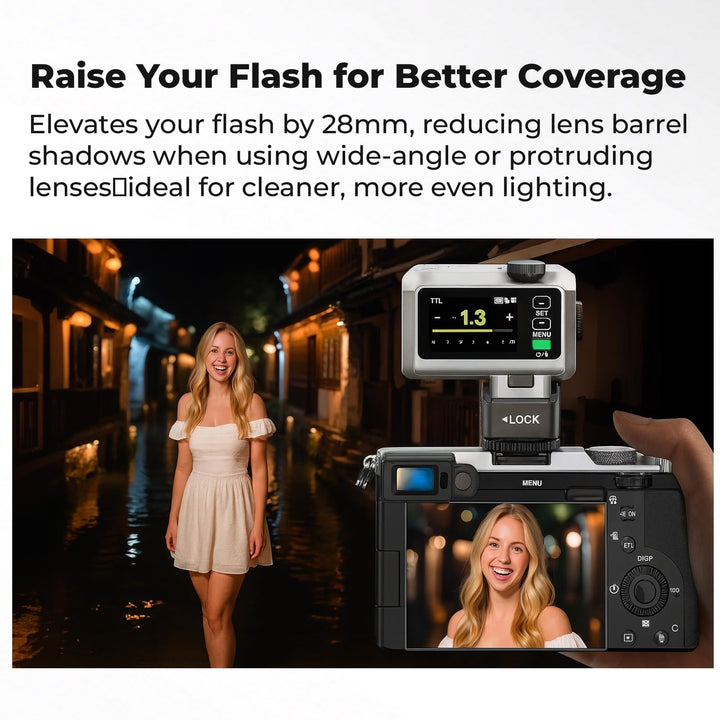 TTL Hot Shoe Riser Extender for Godox IT30PRO - N IT30 PRO N Mini Flash - Letwell