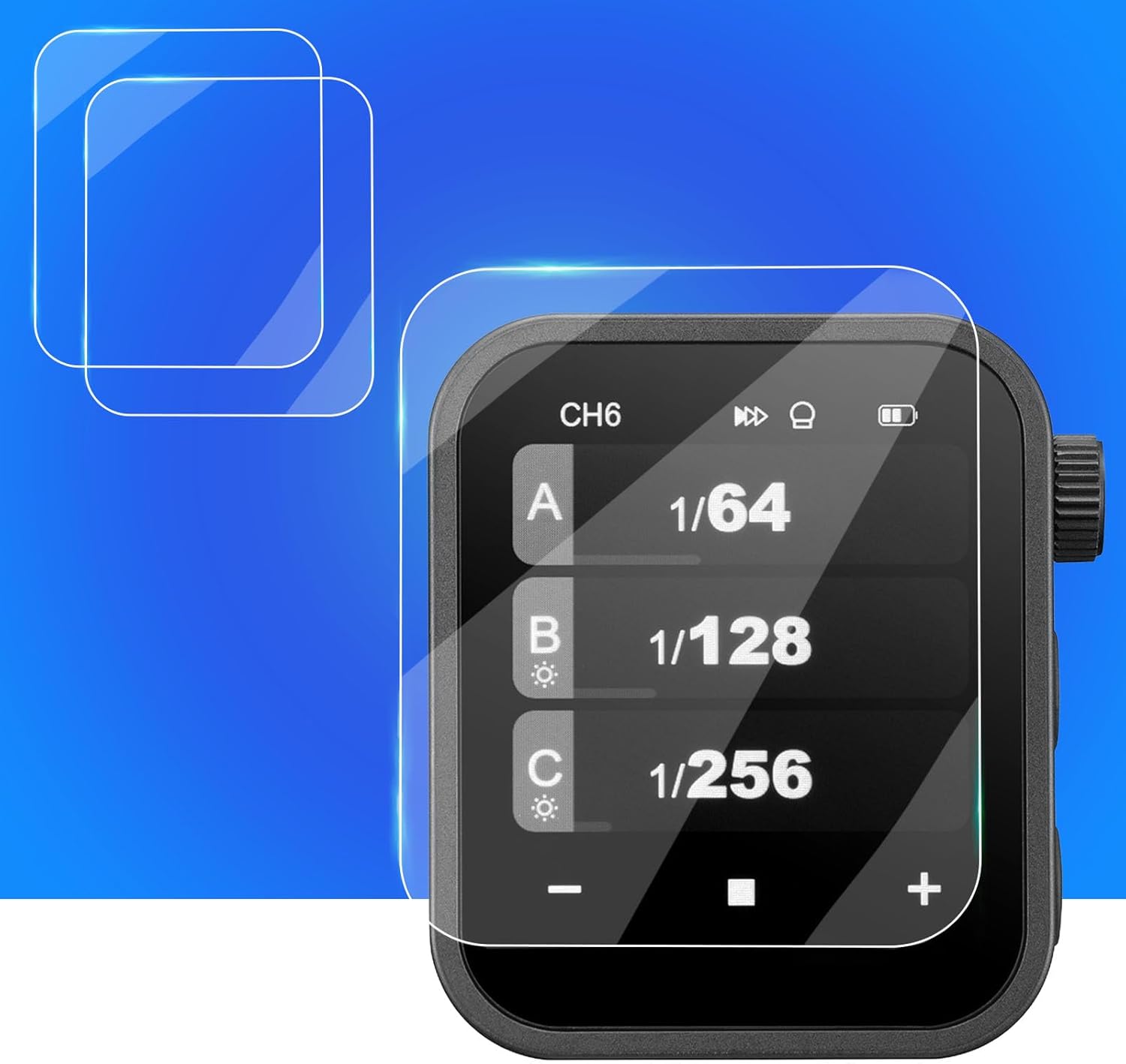 X3 Trigger Screen Protector - Screen Protector for Godox X3 Trigger - Pack of 2 - Letwell